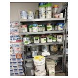 METAL SHELVING UNIT CONTENTS NOT INCLUDED 7'H