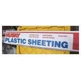 HUSKY PLASTIC SHEETING, EQUIPMENT COVER, PAINT