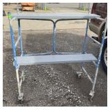 ROLLING SCAFFOLD, METAL FRAME, PLATFORMS,