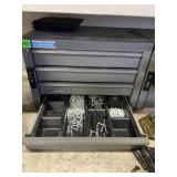 ADRIAN STEEL MULTI-DRAWER CABINET, ASSORTED