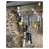 PAINT ROLLER FRAMES W/ HANDLES, VARIOUS SIZES.