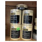 SCOTCH 3M CONTRACTOR GRADE MASKING TAPE 3 PACKS.