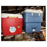ISLAND BREEZE 48 QT COOLER & COLEMAN COOLER W/