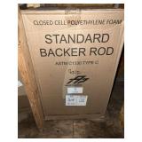 ALCOT PLASTICS STANDARD BACKER ROD, CLOSED CELL