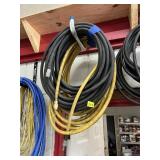 PNEUMATIC AIR HOSES, BLACK & YELLOW, METAL
