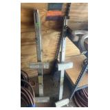 ALUMINUM LADDER JACKS, ADJUSTABLE DESIGN.