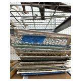 METAL PAINT ROLLER SCREENS, DIAMOND MESH.