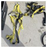 MILLER SAFETY HARNESSES, YELLOW AND BLACK,