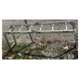 WERNER ALUMINUM ARTICULATING LADDER,