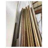 GROUP OF PLYWOOD (8) 4'X8' SHEETS (5) 4X4 AND (1)