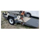 SURE-TRAK EQUIPMENT TRAILER, WOOD DECK, SINGLE