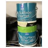 SHERWIN WILLIAMS ALL SURFACE ENAMEL PAINT CAN,