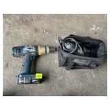 RYOBI 18V CORDLESS DRILL W/ LITHIUM BATTERY,