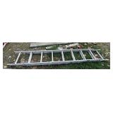 WERNER ALUMINUM EXTENSION LADDERS 16' LONG