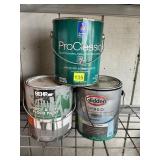 SHERWIN WILLIAMS, GLIDDEN, BEHR PAINT CANS,