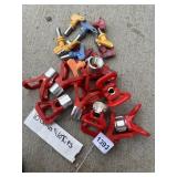 PAINT SPRAYER GUARDS AND TIPS, RED GUARDS,