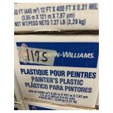 SHERWIN-WILLIAMS PAINTER'S PLASTIC SHEETING.