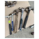 STANLEY & PRESSIONS CLAW HAMMERS, TACK HAMMERS,