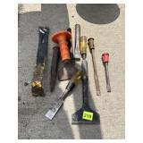 MASONRY CHISELS, COLD CHISELS, SPALLING HAMMER,