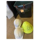 PLASTIC TOTE W/ CARGO STRAP, ASSORTED YELLOW AND
