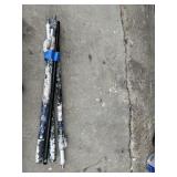 TELESCOPING EXTENSION POLES, THREADED ENDS,
