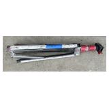 SCISSOR JACK W/ HANDLE, TELESCOPING CARGO BAR W/