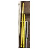SWANSON & STANLEY RULERS, YELLOW YARDSTICKS,