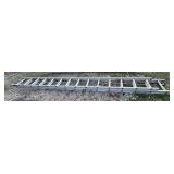 WERNER ALUMINUM EXTENSION LADDER, 250 LBS