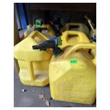 SCEPTER DIESEL FUEL CANS W/ DISPENSING SPOUTS, 3