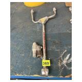 METAL SPRAY WAND, DUAL-TIP APPLICATOR, THREADED