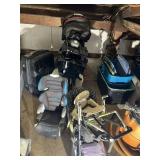 EVENFLO BOOSTER SEAT, INFANT CARRIER, CAR SEAT