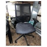 OFFICE CHAIR W/ MESH BACK, PADDED SEAT, CASTER
