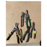 STANLEY FATMAX ASSORTED PLIERS, TIN SNIPS.
