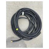 POWER WASHER HOSE  W/ BRASS FITTINGS.