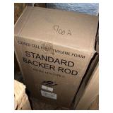 ALCON PLASTICS STANDARD BACKER ROD, CLOSED CELL