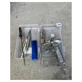 PAINT SPRAY GUN, ASSORTED DETAIL PICKS, SCRIBE