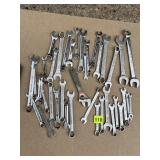 ASSORTED WRENCHES, PITTSBURGH, HUSKY, CHROME