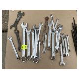 ASSORTED BRAND WRENCHES, CHROME VANADIUM, ALLOY