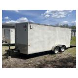 USA CARGO ENCLOSED TANDEM AXLE TRAILER, DIAMOND