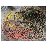 ASSORTED ELECTRICAL EXTENSION CORDS, VARIOUS