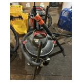 SHOP-VAC WET/DRY VACUUM W/ HOSE, EXTENSION WANDS.