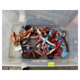 ASSORTED CARGO TIE-DOWN STRAPS, RATCHET STRAPS,