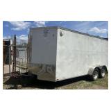 DIAMOND CARGO ENCLOSED CARGO TRAILER, 7X16 TA