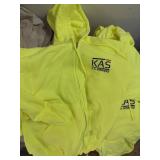 KAS K.A. SODDERS NEON YELLOW FULL-ZIP HOODIES,