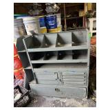 INDUSTRIAL METAL STORAGE CABINET W/ MULTI-SHELVES