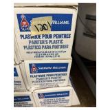SHERWIN-WILLIAMS PAINTER'S PLASTIC, NEW IN BOXES.