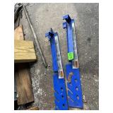 WERNER BLUE METAL LADDER JACKS.