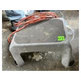 PLASTIC STEP STOOL W/ NON-SLIP TOP, ELECTRICAL