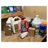 DRANO, MOLD ARMOR, SCOTCHGARD, TURTLE WAX,