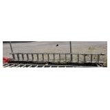 WERNER ALUMINUM EXTENSION LADDER, TYPE II, 225